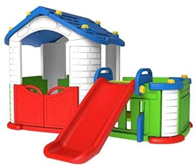 Best Toy Playhouse With Slide For Kids, Multi Color