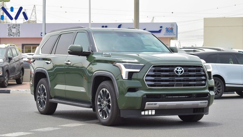 Brand New Toyota Sequoia Limited Hybrid 3.5L | Green/Black | 2023 | Petrol | For Export Only