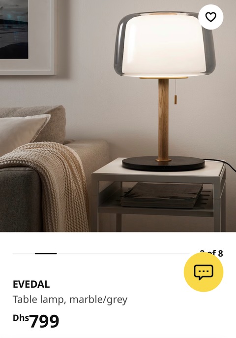 Ikea Evedal table lamp
