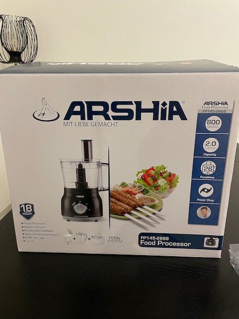 ARSHIA Food processor new