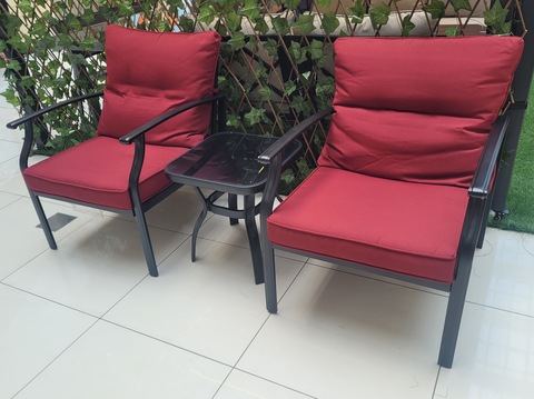 Metal Garden n Balcony Chairs and Table Set