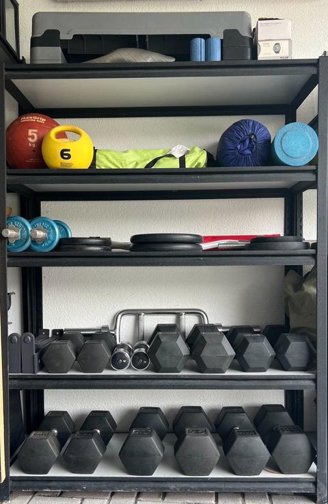 Gym, fitness and boxing equipment