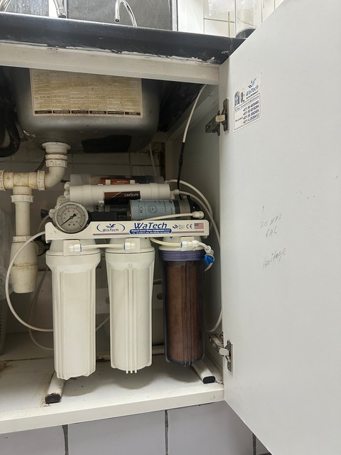 Reverse Osmosis (RO) water filtering system