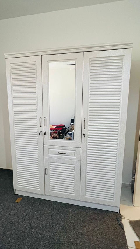 Brand New Wooden 3 Door Cupboard Available