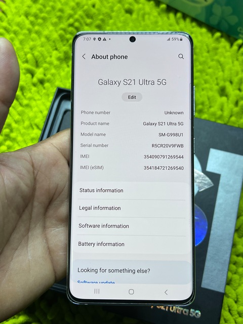 Samsung S21 ultra 5g 12/256