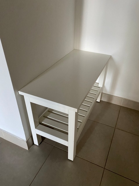 White stand/ shoe rack multi use