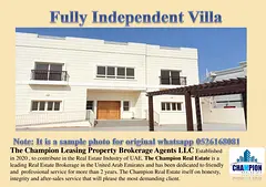 Brand New Independent 6br Villa With Maid Room + Driver Room Covered Parking Garden Area Prime Locat