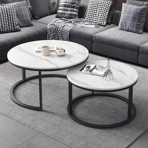 Luxury Coffee Table / Side Table. Marble Top
