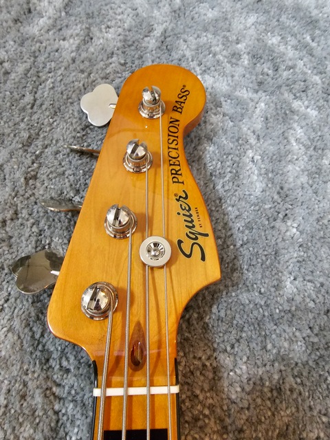 Fender Squier Classic Vibe 70s Precision Electric Bass Guitar Maple Neck – Walnut Finish