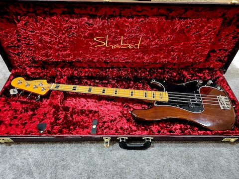 Fender Squier Classic Vibe 70s Precision Electric Bass Guitar Maple Neck – Walnut Finish