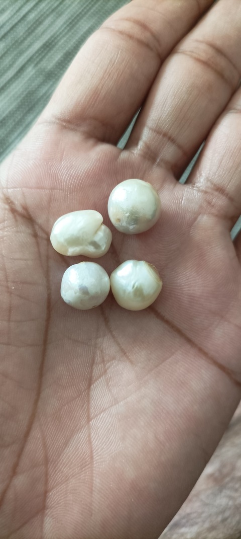 Natural vintage pearl big size