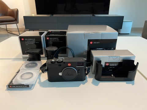 Leica M11 with lenses