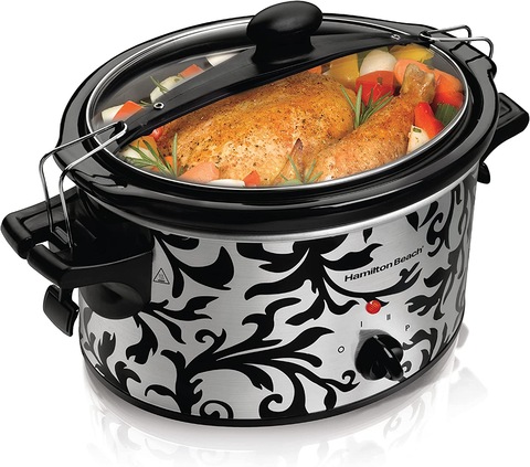 Hamilton Beach Stay or Go 3.5 Litre Slow Cooker with Auto Ke
