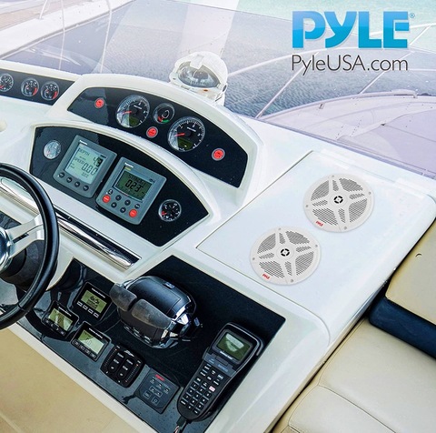 Pyle 6.5 Inch Bluetooth Marine Speakers Available