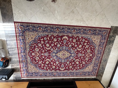 IKEA VEDBÄK Rug, Red (300cm x 200cm) - Nearly New Condition