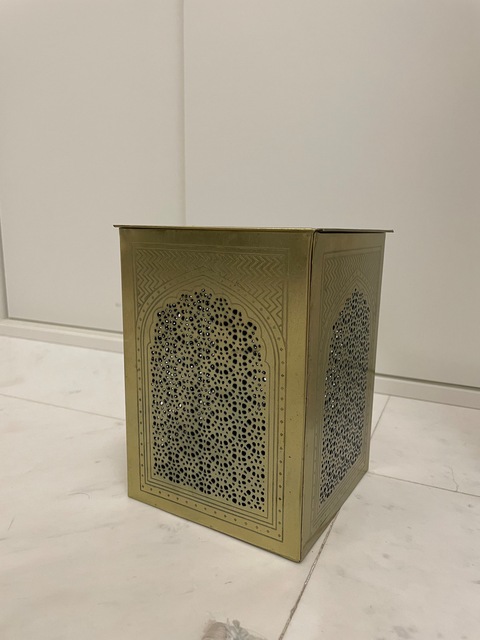 Golden Islamic Box Decoration
