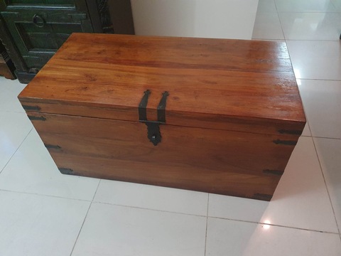 solid wood large chest