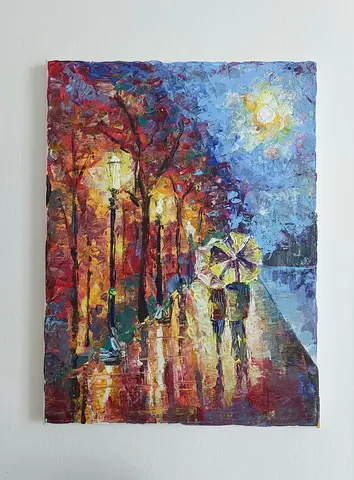 #Di_SHAYKH: IRIS FIELD original ACRYLIC