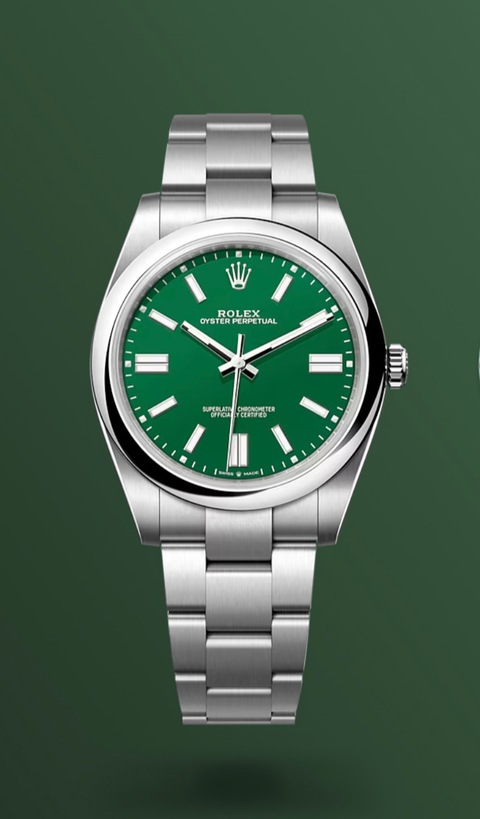 Rolex Oyster Perpetual (Green)(41MM)(2023)