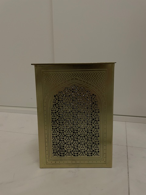 Golden Islamic Box Decoration