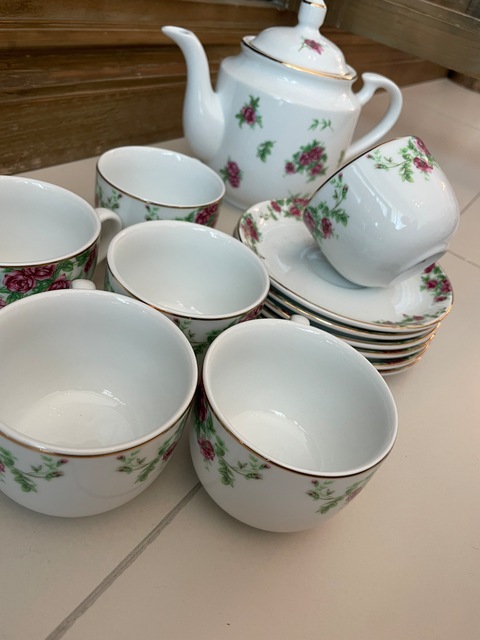 Floral Beautiful tea set