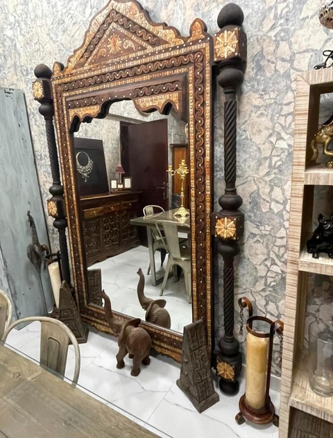 Hand made antique mirror