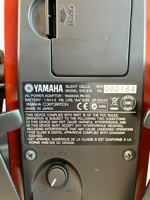 Yamaha Silent Cello - SVC210
