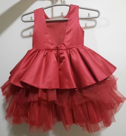Red Girl party dress