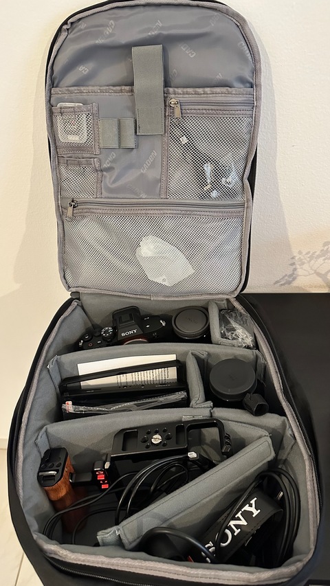 Caden DSLR Camera Backpack with USB charging port