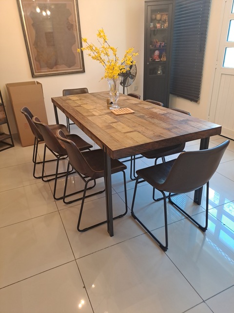 (Marina Home) Reclaimed Wood Dining Set