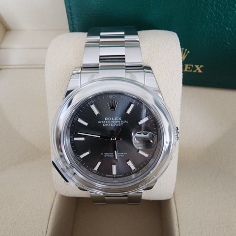 Rolex Datejust 41 Stainless Oystersteel Grey Dial
