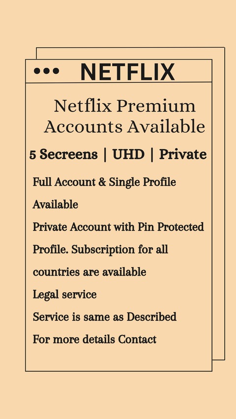 Netflix Ultra HD 4k Premium Account