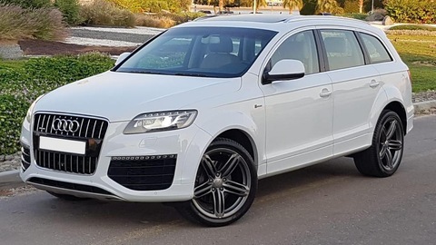 AWESOME WHITE AUDI Q7 V6 “” QUATTRO “” S-LINE “” TOP RANGE .. 100% ACCIDENTS FREE “” LOW MILES 79k