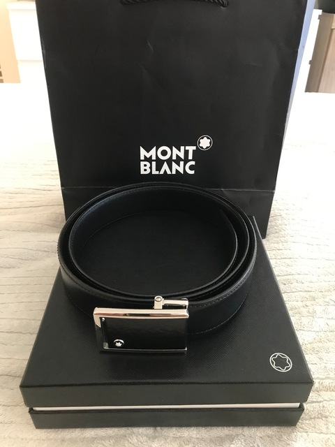 Mont Blanc Leather Belt