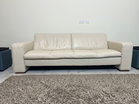 Natuzzi original leather sofa set