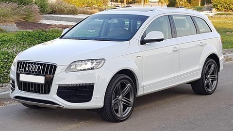 AWESOME WHITE AUDI Q7 V6 “” QUATTRO “” S-LINE “” TOP RANGE .. 100% ACCIDENTS FREE “” LOW MILES 79k