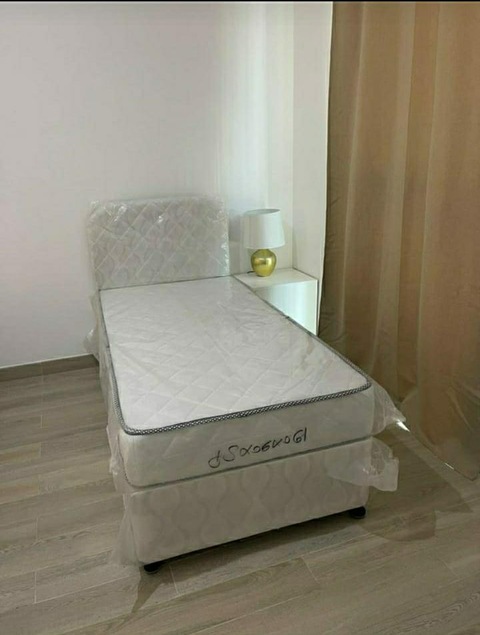 Brand New Single Size Bed Base With Medicated Mattress