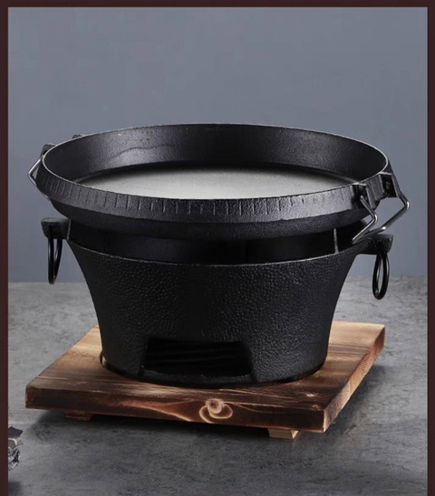 Portable BBQ Gill + Stove + pan