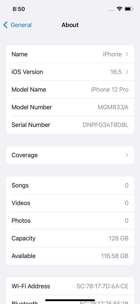 iPhone 12 Pro blue 128 GB