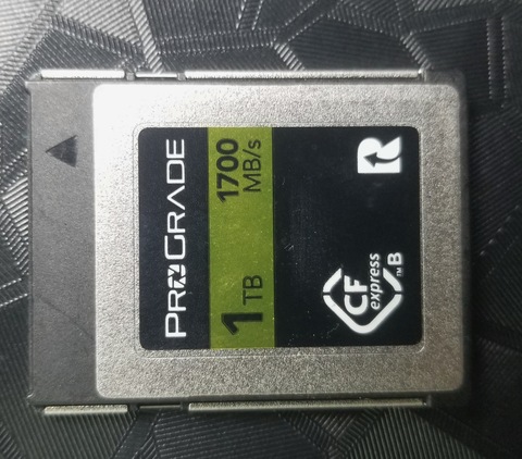 1 TB ProGrade memory card for camera