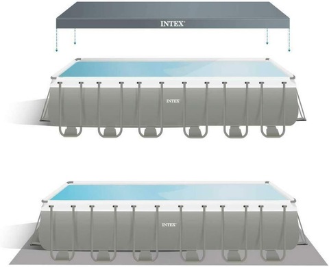 Intex Ultra XTR Frame Pool 24ft X 12ft X 52in (with Filter, Pump, Cover, Ladder)- 26364