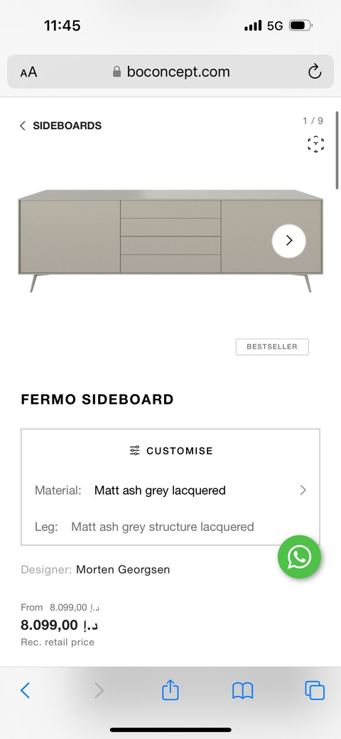 Bo concept Fermo buffet/sideboard