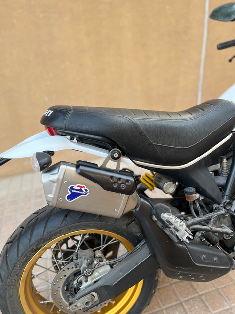 Ducati Scrambler Desert Sled 2017 in white mirage color