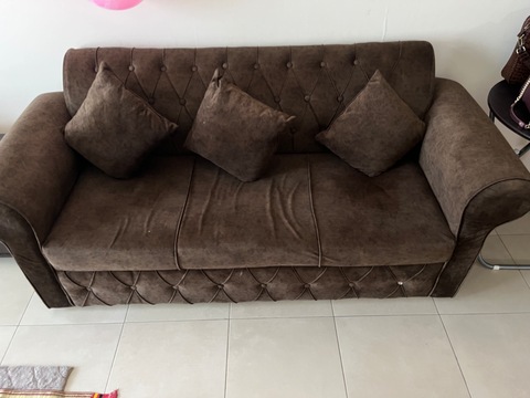 Urgent sale!!! 3 seater sofa  King size Bed