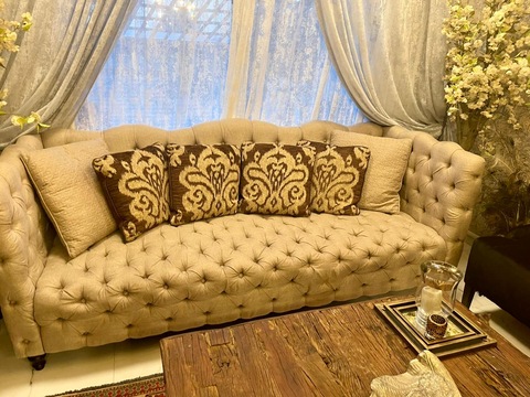 Elegant big sofa