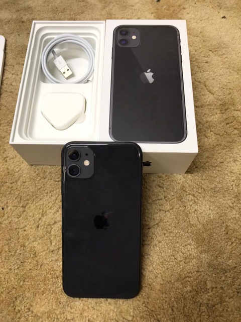 iPhone 11 UAE Model with box charger Water pack