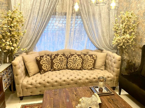 Elegant big sofa