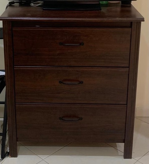 Cabinet with 3 drawers for sale