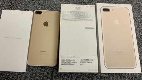 Apple iPhone 7 PLUS 256GB GOLD Pristine Condition