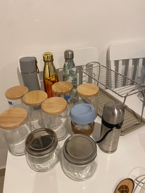 Kitchen storage, bottles and accessories